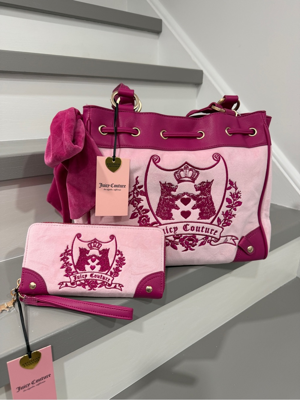 Juicy Couture New Chapter Daydreamer Tote & Wallet set